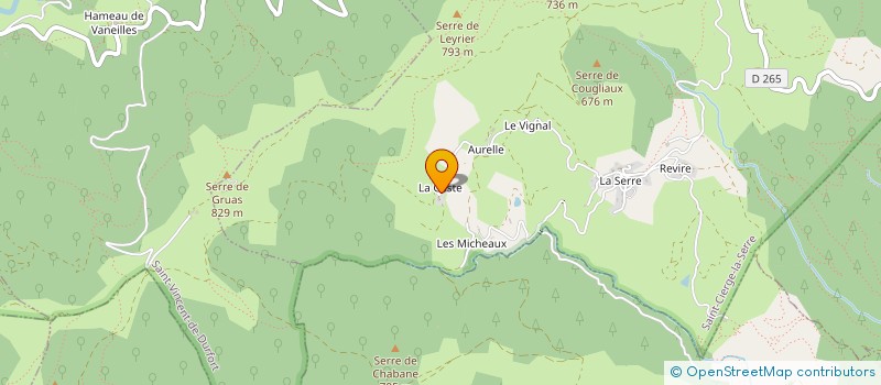 localisation de l'entreprise 17 FAUBOURG SAINT JACQUES  CHARMES-SUR-RHONE