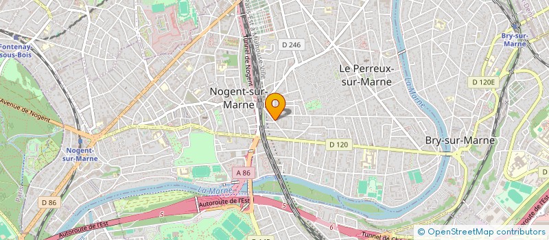 localisation de l'entreprise 17 LIBERTE  LE PERREUX-SUR-MARNE