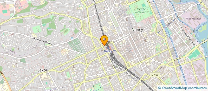 localisation de l'entreprise 17 POINCARE à NANCY