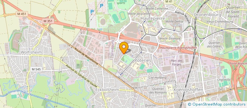 localisation de l'entreprise 17 RDB à STRASBOURG