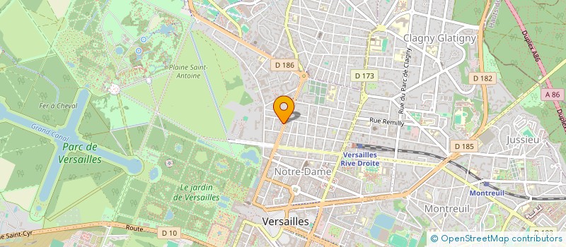localisation de l'entreprise 17 ROI à VERSAILLES
