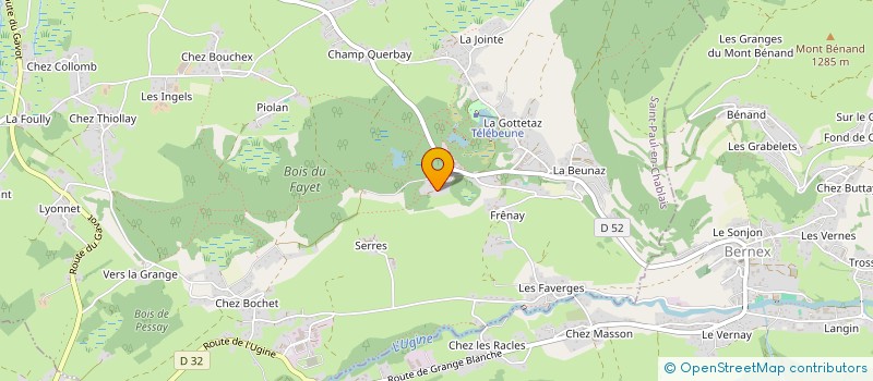 localisation de l'entreprise 17 RUE  SAINT-PAUL-EN-CHABLAIS