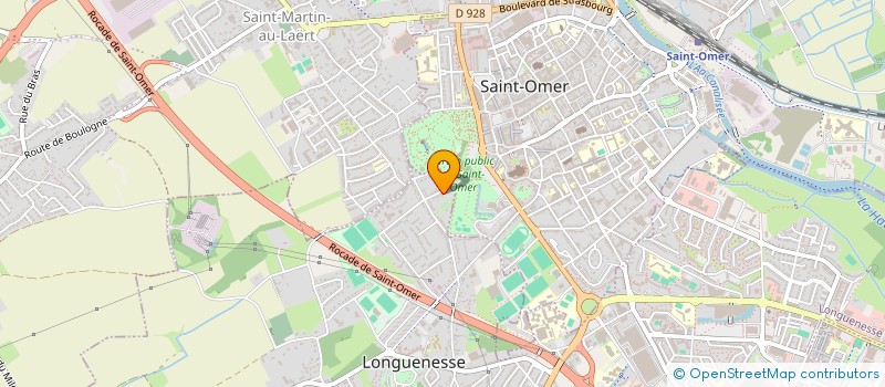 localisation de l'entreprise 17 RUE BRANLY  LONGUENESSE