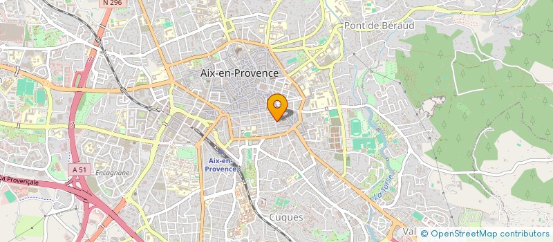 localisation de l'entreprise 17 RUE CARDINALE  AIX-EN-PROVENCE