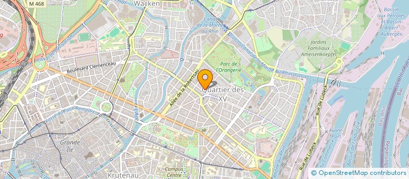 localisation de l'entreprise 17 RUE DANIEL HIRTZ à STRASBOURG