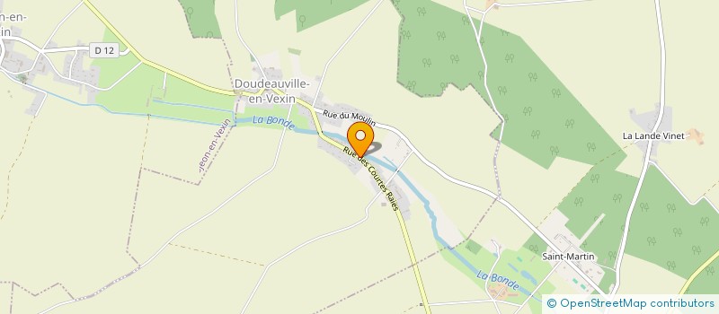 localisation de l'entreprise 17 RUE DE BERNE  DOUDEAUVILLE-EN-VEXIN