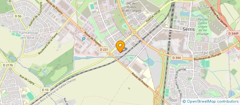 localisation de l'entreprise 170 MEAUX  MONTEVRAIN