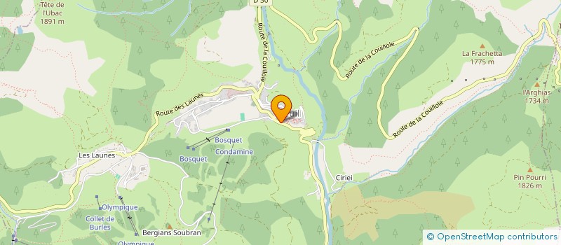 localisation de l'entreprise 1700 SB  BEUIL