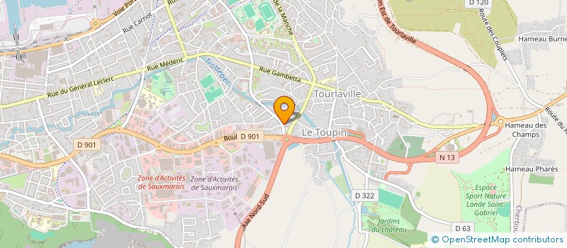 localisation de l'entreprise 171 RUE MARECHAL FOCH  CHERBOURG-EN-COTENTIN