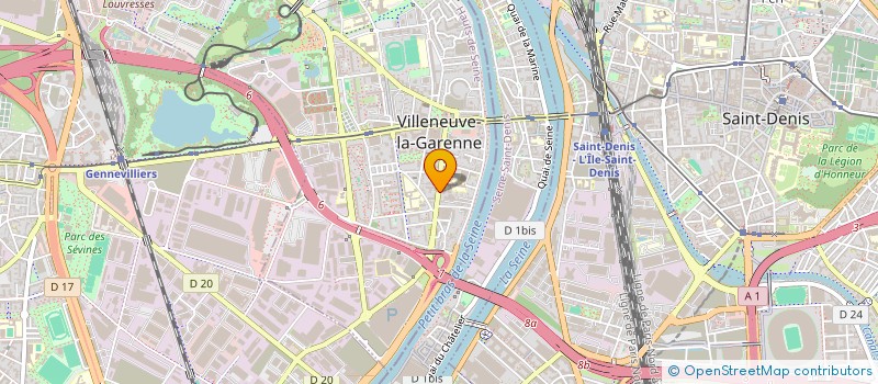 localisation de l'entreprise 174 GALLIENI à VILLENEUVE-LA-GARENNE