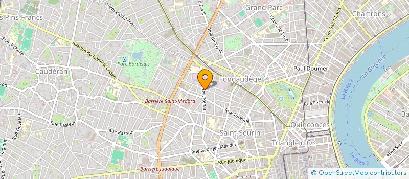 localisation de l'entreprise 174 RUE NAUJAC  BORDEAUX