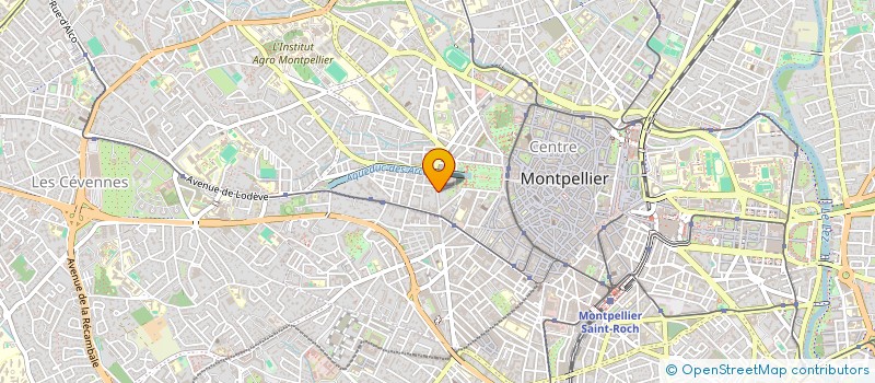 localisation de l'entreprise 1745 à MONTPELLIER