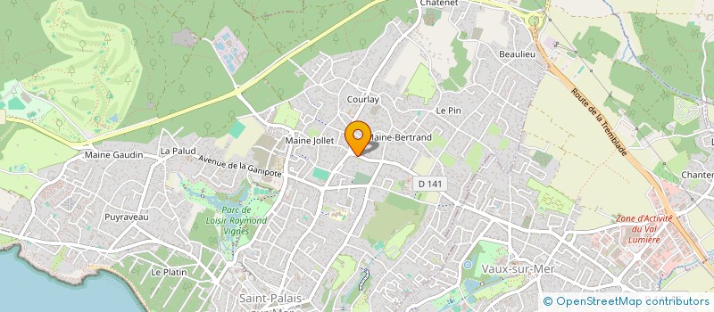 localisation de l'entreprise 1775  SAINT-PALAIS-SUR-MER