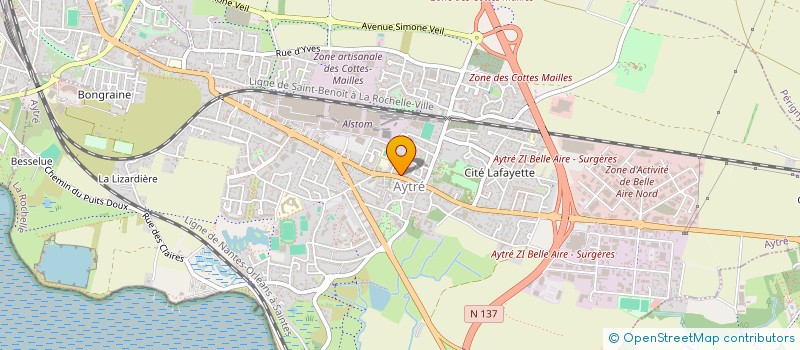 localisation de l'entreprise 1783 à AYTRE