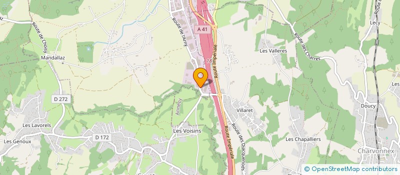 localisation de l'entreprise 1783 ALLONZIER IMMO  ALLONZIER-LA-CAILLE