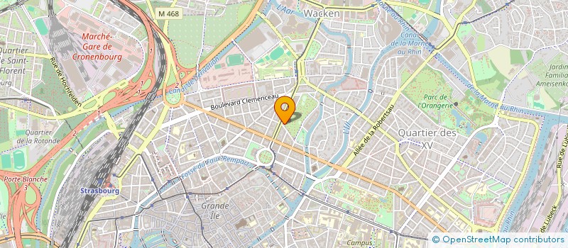 localisation de l'entreprise 1789 IMMOBILIER  STRASBOURG