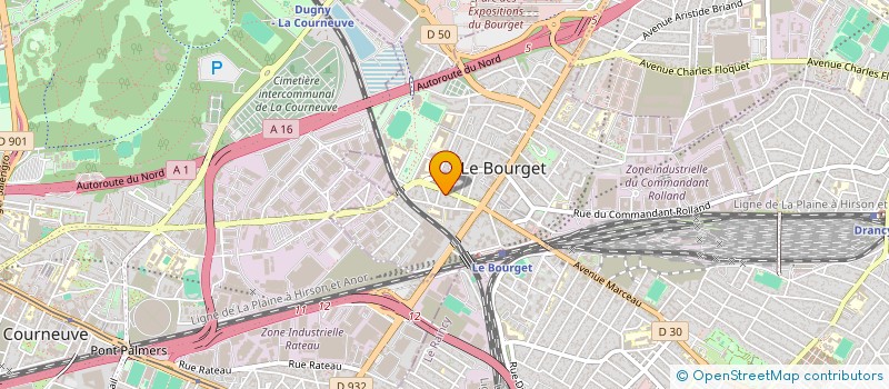 localisation de l'entreprise 179279  LE BOURGET