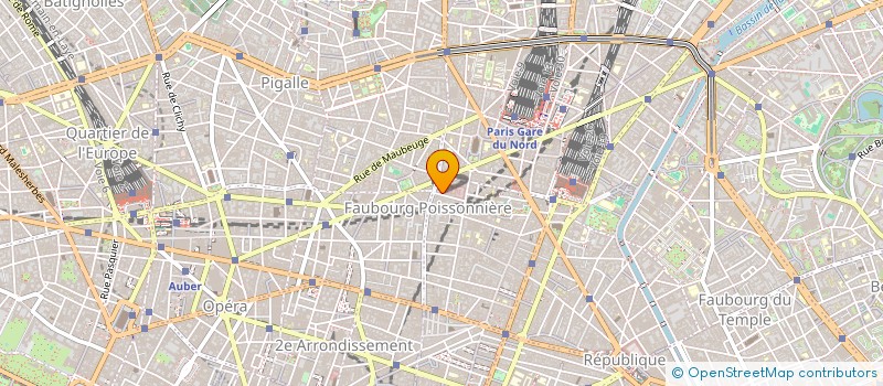 localisation de l'entreprise 18 - 20 RUE DES MESSAGERIES  PARIS