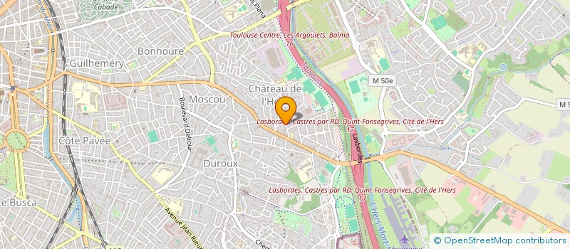 localisation de l'entreprise 18 CHATEAU D EAU SNC à TOULOUSE