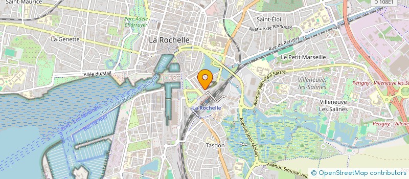 localisation de l'entreprise 18 DEGRES à LA ROCHELLE