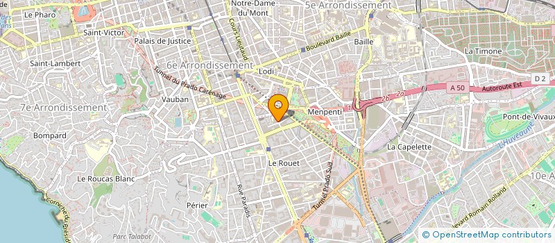 localisation de l'entreprise 18 FEUILLANTS à MARSEILLE