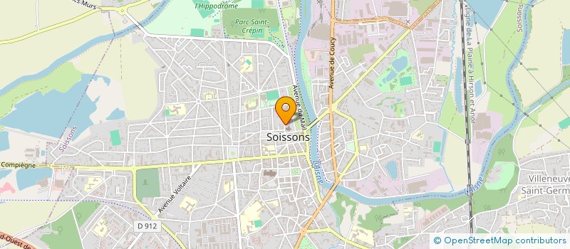 localisation de l'entreprise 18 JUILLET 1918-2018 à SOISSONS