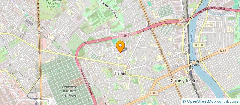 localisation de l'entreprise 18 METZ RBX à THIAIS