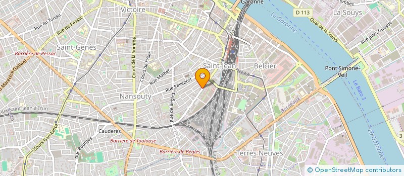 localisation de l'entreprise 18 PASSAGE CAIRON  BORDEAUX