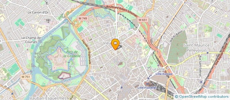 localisation de l'entreprise 18 R.A.C. à LILLE