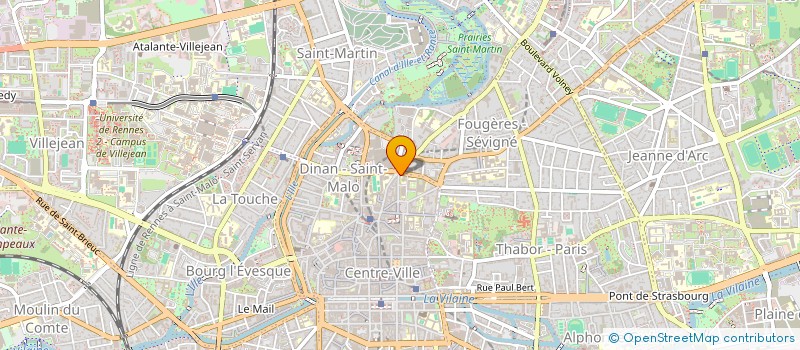 localisation de l'entreprise 18 ROBIEN à RENNES