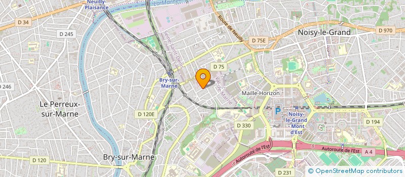 localisation de l'entreprise 18 RUE DE CHERBOURG  BRY-SUR-MARNE
