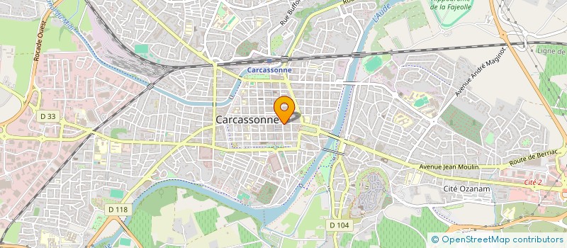 localisation de l'entreprise 18 RUE DE LA REPUBLIQUE  CARCASSONNE