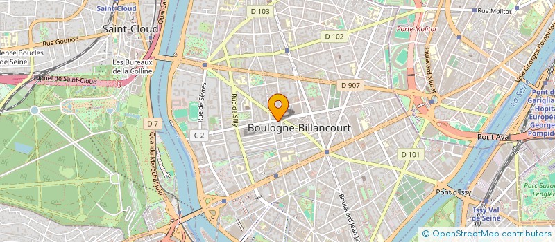 localisation de l'entreprise 18 RUE JULES FERRY à BOULOGNE-BILLANCOURT