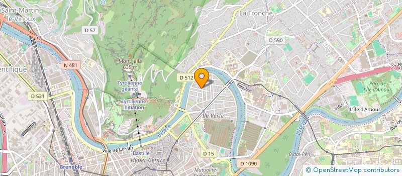 localisation de l'entreprise 18 RUE LACHMANN  GRENOBLE