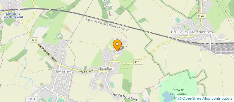 localisation de l'entreprise 18 RUE LAMBRECHT DOUAI  ECAILLON