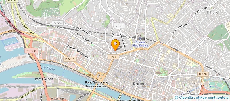 localisation de l'entreprise 18 RUE PAVEE  ROUEN