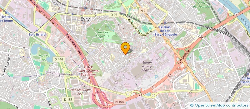 localisation de l'entreprise 180 EVENTS  RIS-ORANGIS