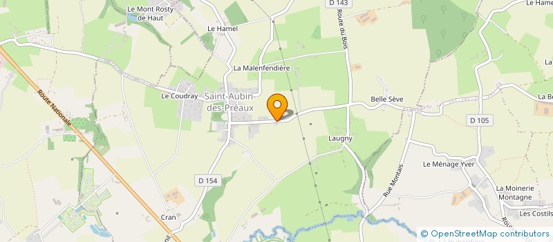 localisation de l'entreprise 1804  SAINT-AUBIN-DES-PREAUX