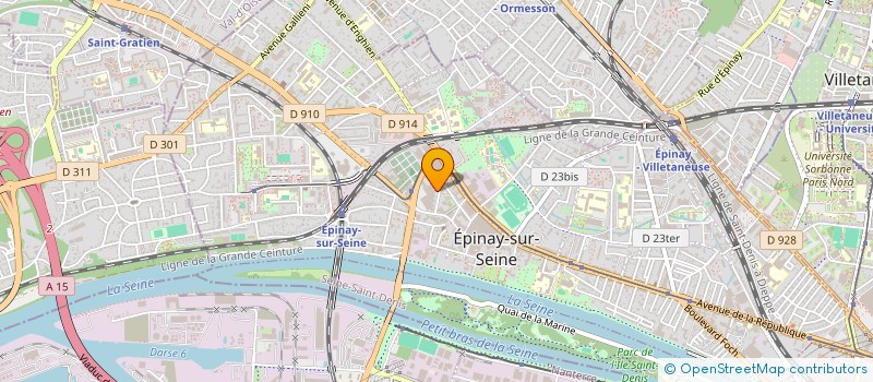 localisation de l'entreprise 1804 PRIVATE DRIVER à EPINAY-SUR-SEINE