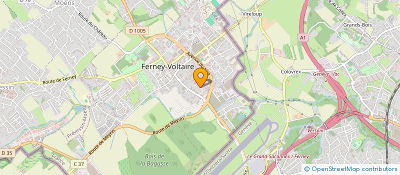 localisation de l'entreprise 18052024 à FERNEY-VOLTAIRE