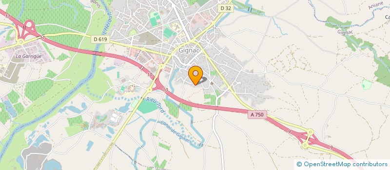 localisation de l'entreprise 181 DESIGN  GIGNAC