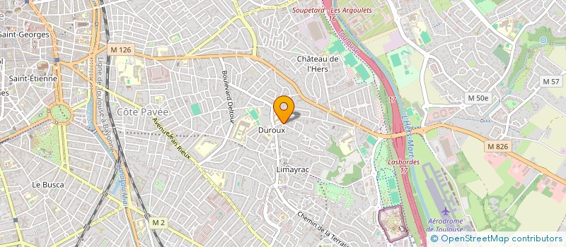 localisation de l'entreprise 1814  TOULOUSE