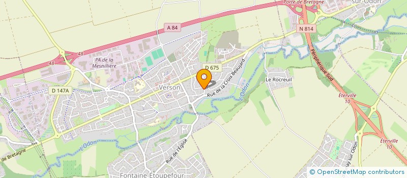 localisation de l'entreprise 1817  CARPIQUET