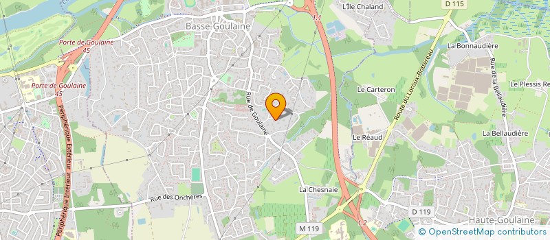 localisation de l'entreprise 1828  BASSE-GOULAINE