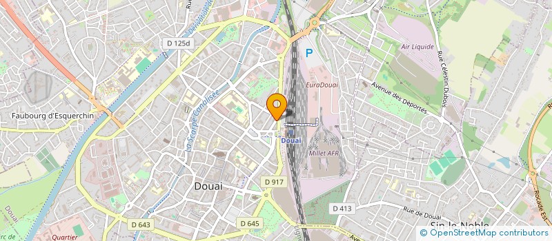 localisation de l'entreprise 183 DURUTTE à DOUAI