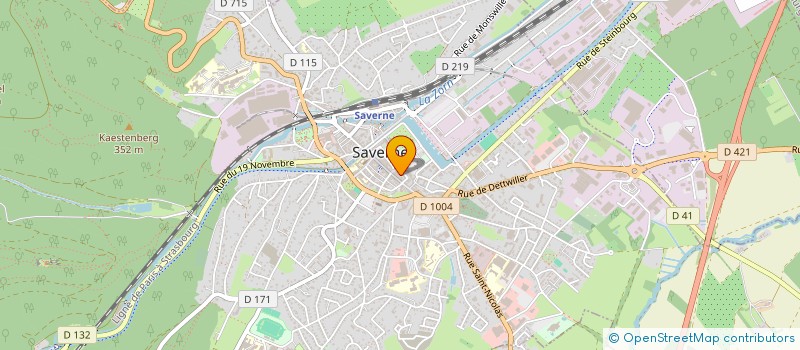 localisation de l'entreprise 1830  SAVERNE