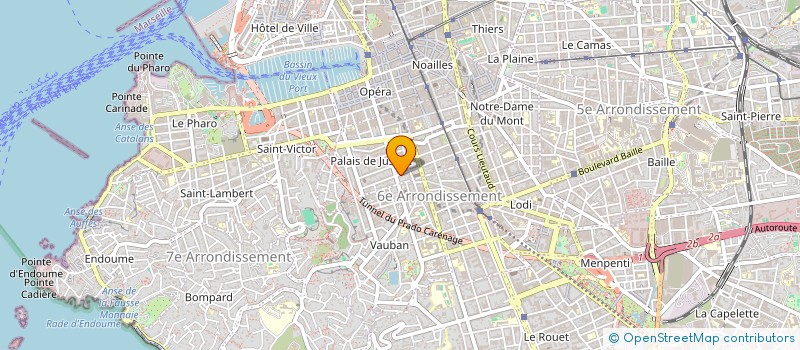 localisation de l'entreprise 1830 - AVOCATS  MARSEILLE