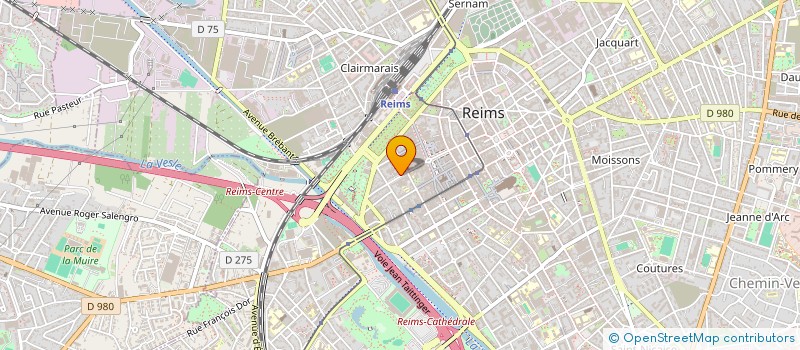 localisation de l'entreprise 1832  REIMS