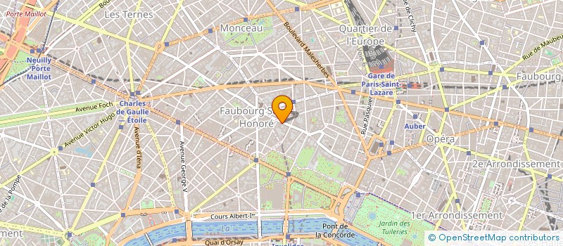 localisation de l'entreprise 1838 à PARIS
