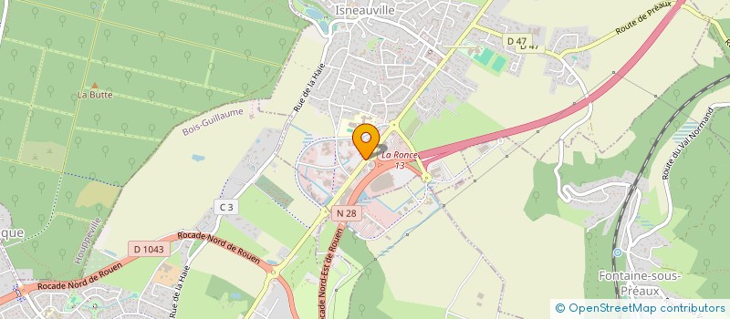 localisation de l'entreprise 1851 OPHTA  ISNEAUVILLE